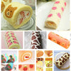 2 PCS Non-stick Cake Pad Swiss Roll Pad Baking Tools For Cakes Silicone Mat(Red)