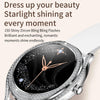 V66 1.28inch BT5.0 Smart Watch Support Heart Rate/ Sleep Detection, Style:Silicone Strap(Gold)