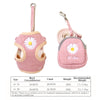Small Dog Harness & Lead Set with Snack Bag, Pink