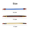 Double-ended Pottery Engraving Soft Tip Silicone Pen(3pcs / Set)