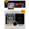 2.4" Smart Peephole Camera Doorbell, 2MP, Night Vision, Black