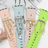 Watch Silicone Watch Band Decoration Ring Diamond Series Decoration Buckle(4)