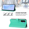 For Samsung Galaxy A56 5G Skin Feel Solid Color Leather Phone Case with Lanyard(Green)