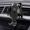 Carbon Fiber Automotive Phone Holder Car Navigation Bracket Telescopic Model, Specification: Air Outlet(Love Model)