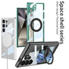 For Samsung Galaxy S24 Ultra 5G GKK Space Series Rotate MagSafe Shockproof Full Coverage Phone Case(Transparent)