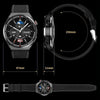 1.3 inch Silicone Band IP68 Waterproof Smart Watch Support Bluetooth Call(Black)