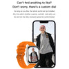 LEMFO HK95 1.952 inch BT5.0 IP68 Sport Smart Watch, Support Bluetooth Call / Sleep / Blood Oxygen / Heart Rate / Blood Pressure Health Monitor(Silver)
