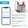 KONNWEI BK200 6V/12V/24V Car Bluetooth Battery Tester(Black)