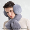 Winter Women Cute Earmuffs Soft Fluffy Warm Earmuffs Adult Children Students Ear Warmer, Size: 14cm Small(Gray)