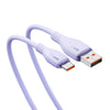 Baseus Pudding Series 100W USB to Type-C Fast Charging Data Cable, Length:1.2m(Purple)
