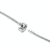 Silver Snake Chain Link Bracelet, Length:21cm(Silver Plated)