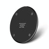K8 10W Universal Aluminum Alloy Mobile Phone Wireless Charger, Specification:with 50cm Cable(Black)