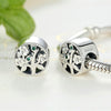 S925 Sterling Silver Beads Hollow Tree Of Life DIY Accessories