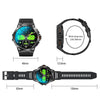 K62 1.43 Inch Waterproof Bluetooth Call Weather Music Smart Sports Watch, Color: Brown Leather