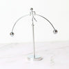 Tall Small Iron Man Desktop Decoration Tumbler Hercules Weight Lifting Balancing Toy, Style: Two Hands Balance Man