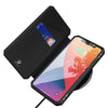 For iPhone 12 Pro Max DUX DUCIS Skin X Series PU + TPU Horizontal Flip Leather Case with Holder & Card Slots(Black)