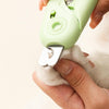 LED Pet Nail Clippers Dog and Cat Nail Clippers with Nail Polisher(White)