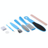 8 in 1 Dead Hard Skin Callus Remover Scraper Pedicure Rasp Tools Portable Cuticle Pusher Nail Foot Care Tool