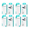 USAMS US-SJ657 U86 PD30W USB-C/Type-C to 8 Pin Rainbow Braided Fast Charging Data Cable, Length: 1.2m(White)