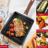 JBY-6658 Small Frying Pan Tamagoyaki Pan Maifanshi Non-Stick Frying Pan Square Omelette Pan,Size: Small (Bakelite Handle)