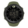 SYNOKE 9648-B Men Outdoor Waterproof Luminous Sports Electronic Watch(Green)
