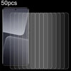 For Xiaomi 13T 50pcs 0.26mm 9H 2.5D Tempered Glass Film