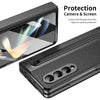 For Samsung Galaxy Z Fold3 5G Integrated PC + PU Phone Case with Pen / Pen Box(Black)