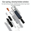 Multifunctional Vehicle Mounted Safety Hammer Car Window Breaker(Navy Cyan)