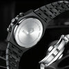 BINBOND B0161 Multifunctional Luminous Waterproof Business Quartz Watch, Color: White Steel-White