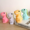 3 PCS Eco-friendly Silicone LED Dinosaur Colorful Soft Light Home Electronic Night Light(White)