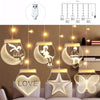 2m Romantic Girl Icicle Lamp Window Decoration Hanging Lamp, Style: Warm White Light