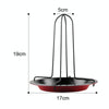 Outdoor camping Carbon Steel Upright Chicken Roaster Rack