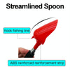 Fishing Bait Throwing Spoon Nesting Device Retractable Casting Scoop, Style: Aluminum Alloy