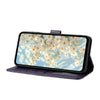 For Samsung Galaxy S21 Ultra 5G Daisy Embossed Leather Phone Case(Dark Purple)