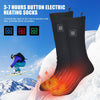 3-speed Temperature Regulation Electric Heating Socks Long Tube Warm Socks  Black