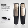 Ufree U-512 Professional Hair Salon Rechargeable Engraved Text Small Hair Clipper Hair Trimmer, EU Plug