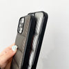 For iPhone 13 Pro Carbon Fiber Texture Down Jacket Phone Case(Grey)