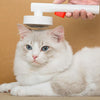 Pet De-Shedding Comb for Cats & Dogs - Knotting & Thinning (White)