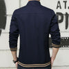 8803 Men Jacket Casual Coat, Size: L(Wine Red)