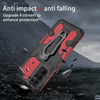 For Samsung Galaxy S24 Ultra 5G Armor Warrior Shockproof PC + TPU Phone Case(Red)