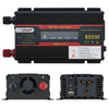 XUYUAN 600W Car Inverter LCD Display Converter, Specification: 24V to 220V