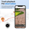 A9 Pet Camera Recorder, IPX6 Waterproof, Track Playback (White)