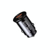 P10 Mini Style QC4.0 USB / PD20W Dual Port Car Charger(Black)