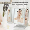 430 Three-Sided Folding LED Makeup Mirror Table Lamp Plug-in Style