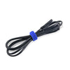 20pcs Data Cable Storage And Management Strap T-Shape Nylon Binding Tie, Model: Black 10 x 100mm