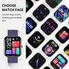 GTS5 2.0 inch Fitness Health Smart Watch, BT Call / Heart Rate / Blood Pressure / MET / Blood Glucose(Blue)