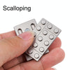 FS01 Stainless Steel Metal Magnetic Push Card Decompression Toy Fingertip Gyro, Style:B Model