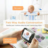 3.5" Wireless Video Baby Monitor with Night Vision, 2-Way Audio (US Plug)