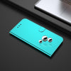 For Asus Zenfone 9 Imitated Mirror Surface Flip Leather Phone Case(Mint Green)