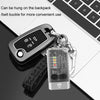 V10 Portable Keychain Light USB Rechargeable Bright Mini Flashlight(Black)